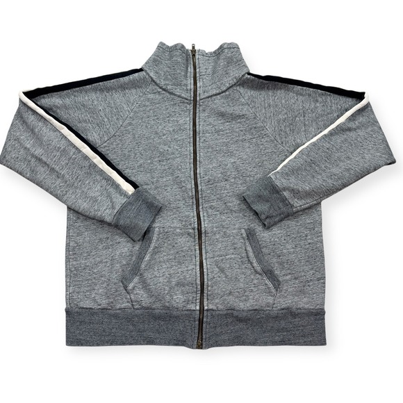 J.Crew Other - J. Crew Sweater Men's Large Gray Fleece Mock Neck Lined Running Gym Activewear